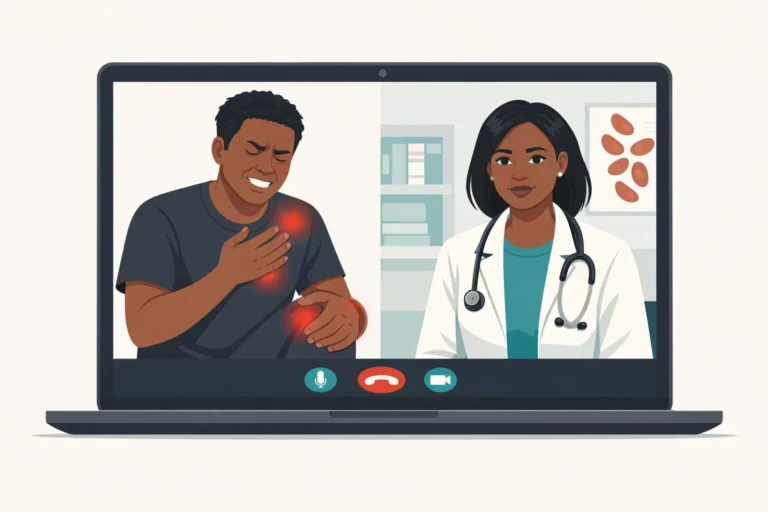 sickle cell disease patient telehealth consultation chronic pain medical marijuana Pennsylvania