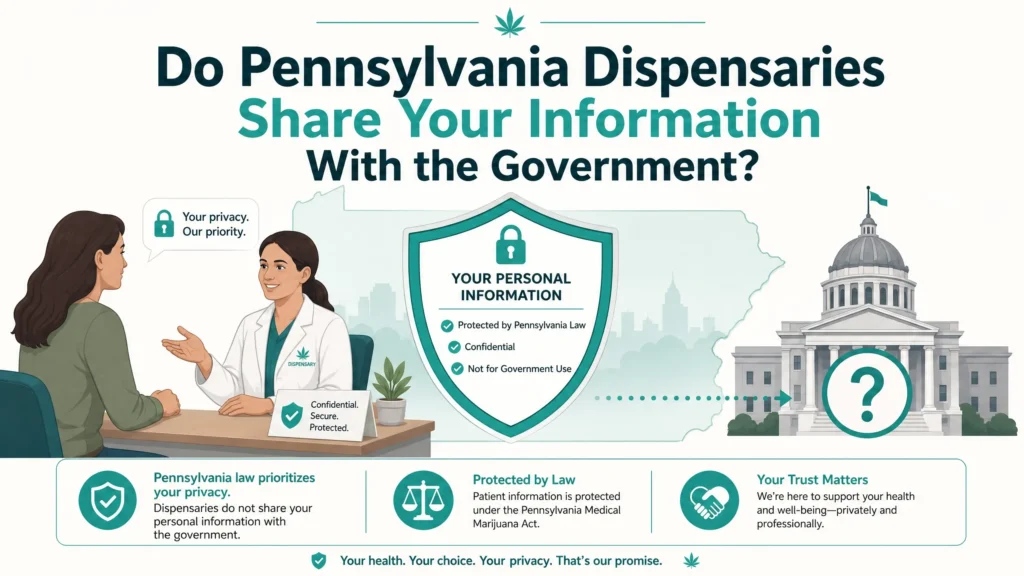 do pennsylvania dispensaries share information with the government infographic
