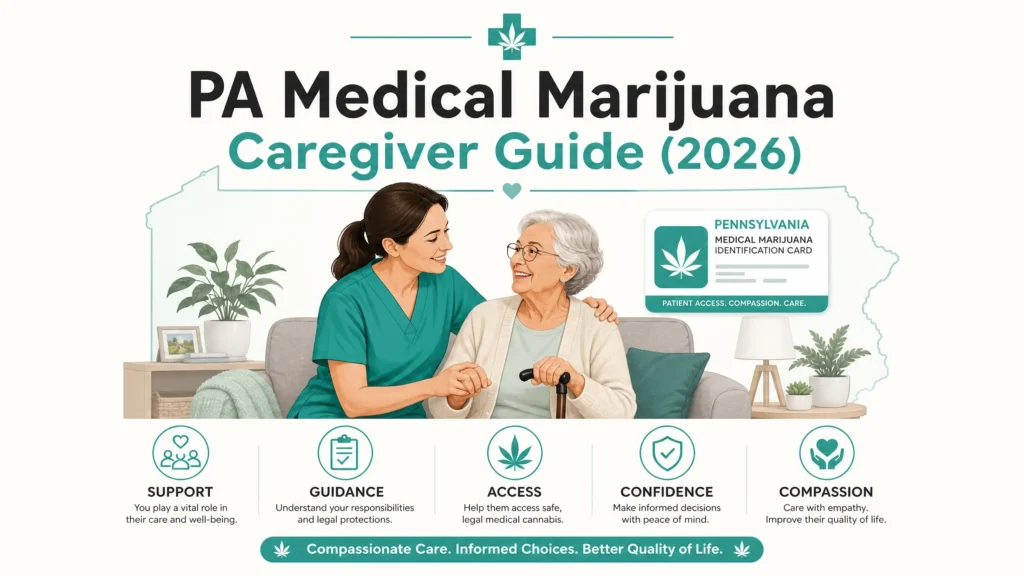 pa medical marijuana caregiver guide 2026 infographic