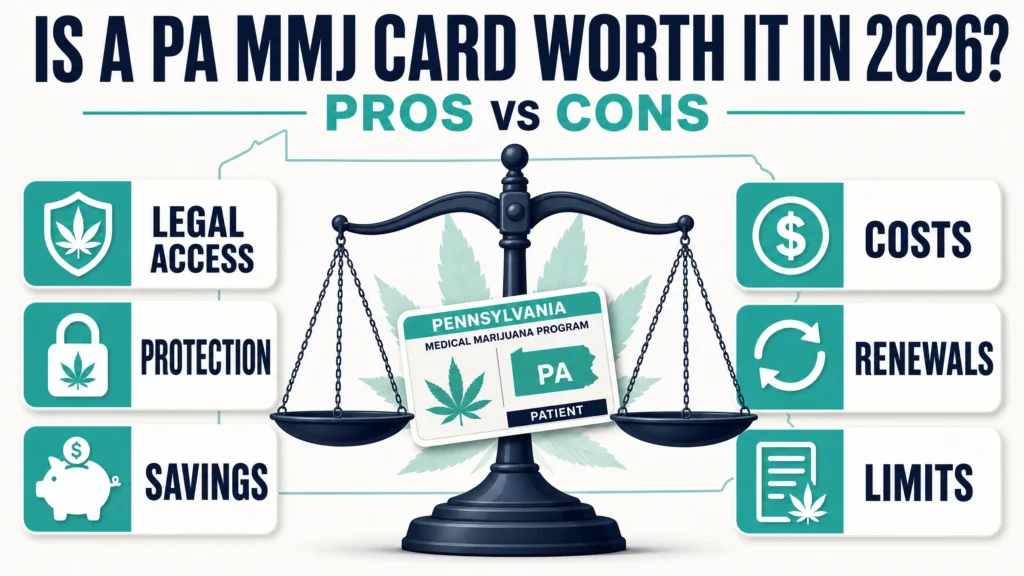 is a PA medical marijuana card worth it infographic