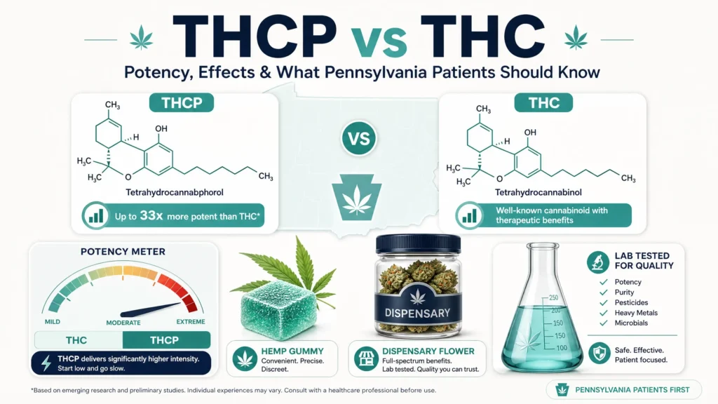 THCP vs THC comparison infographic